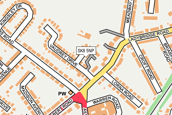 SK8 5NP map - OS OpenMap – Local (Ordnance Survey)