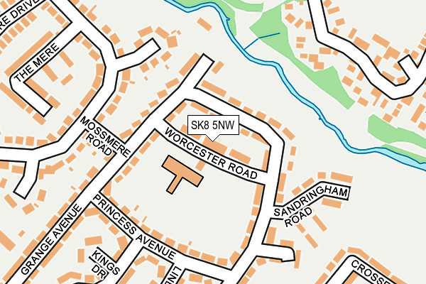 SK8 5NW map - OS OpenMap – Local (Ordnance Survey)