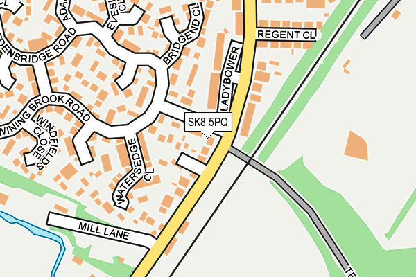SK8 5PQ map - OS OpenMap – Local (Ordnance Survey)