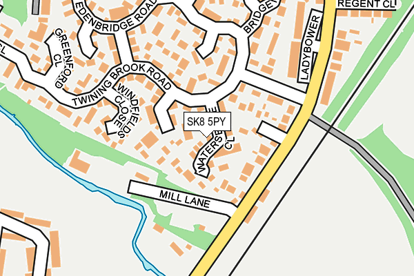 SK8 5PY map - OS OpenMap – Local (Ordnance Survey)