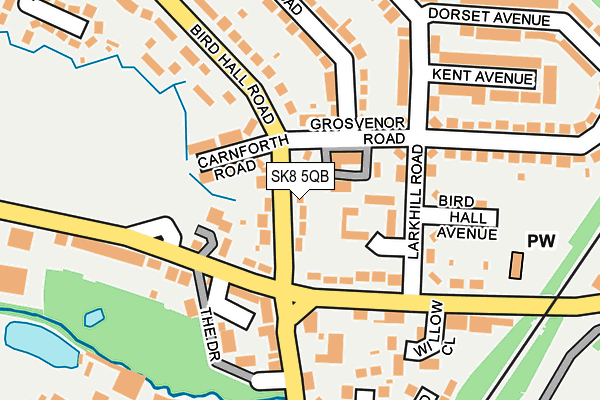 SK8 5QB map - OS OpenMap – Local (Ordnance Survey)