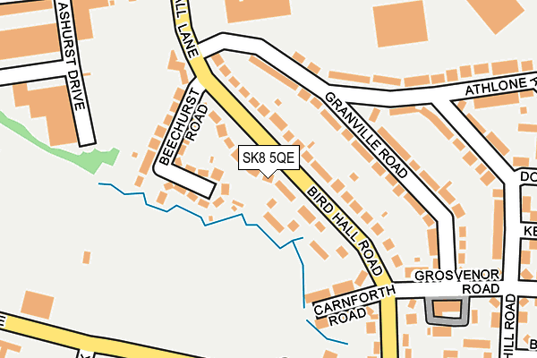 SK8 5QE map - OS OpenMap – Local (Ordnance Survey)