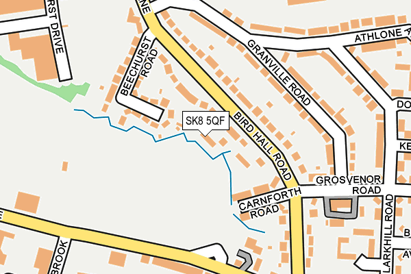 SK8 5QF map - OS OpenMap – Local (Ordnance Survey)