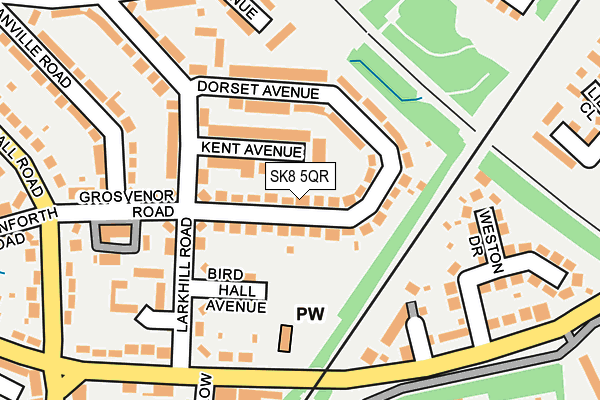 SK8 5QR map - OS OpenMap – Local (Ordnance Survey)