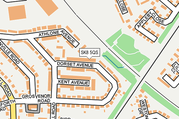 SK8 5QS map - OS OpenMap – Local (Ordnance Survey)