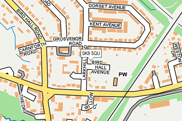 SK8 5QU map - OS OpenMap – Local (Ordnance Survey)