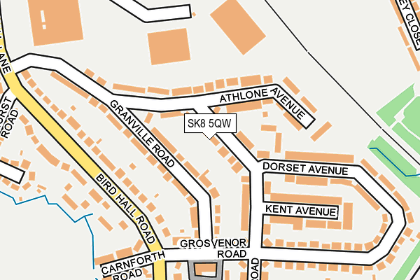 SK8 5QW map - OS OpenMap – Local (Ordnance Survey)