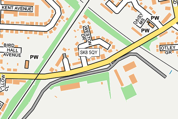 SK8 5QY map - OS OpenMap – Local (Ordnance Survey)