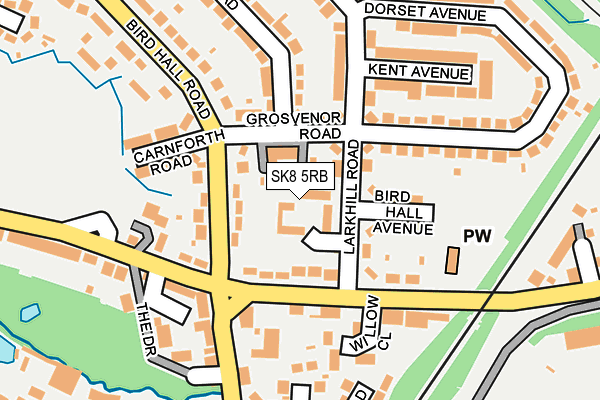 SK8 5RB map - OS OpenMap – Local (Ordnance Survey)