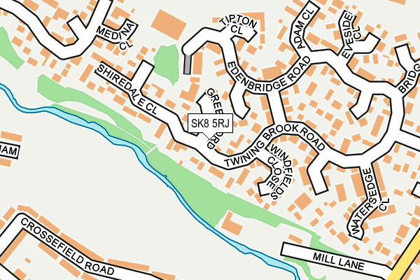 SK8 5RJ map - OS OpenMap – Local (Ordnance Survey)