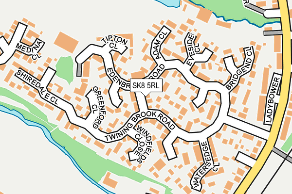 SK8 5RL map - OS OpenMap – Local (Ordnance Survey)