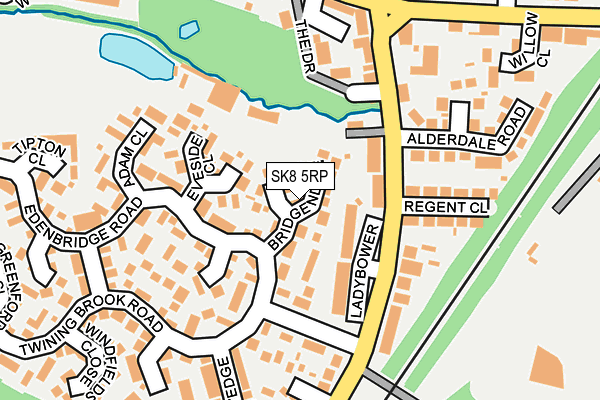 SK8 5RP map - OS OpenMap – Local (Ordnance Survey)