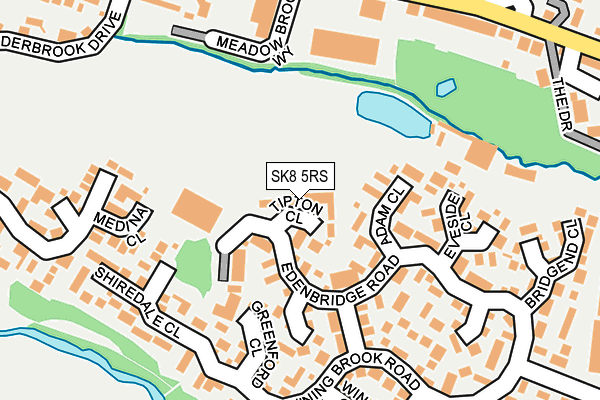 SK8 5RS map - OS OpenMap – Local (Ordnance Survey)