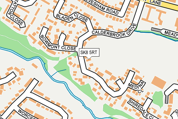 Map of YGFB LTD at local scale