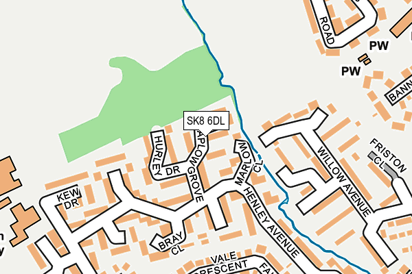 SK8 6DL map - OS OpenMap – Local (Ordnance Survey)