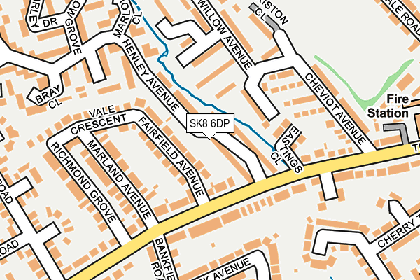 SK8 6DP map - OS OpenMap – Local (Ordnance Survey)