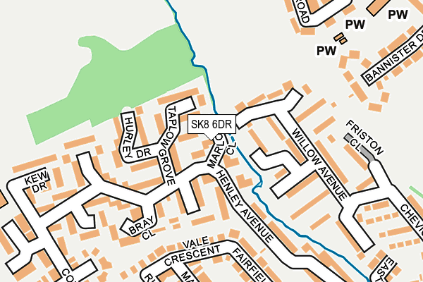 SK8 6DR map - OS OpenMap – Local (Ordnance Survey)