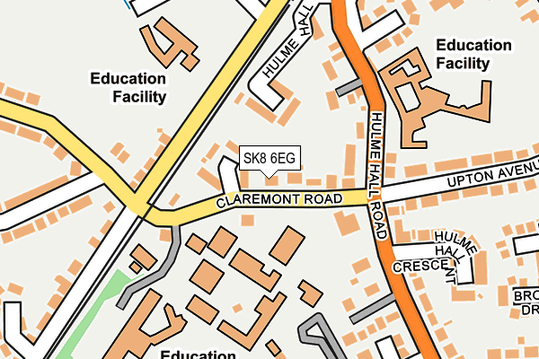 SK8 6EG map - OS OpenMap – Local (Ordnance Survey)