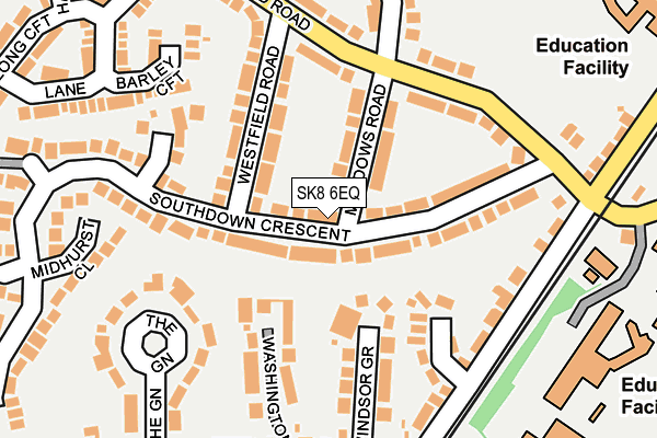 SK8 6EQ map - OS OpenMap – Local (Ordnance Survey)