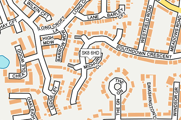 SK8 6HD map - OS OpenMap – Local (Ordnance Survey)