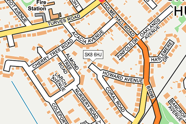 SK8 6HJ map - OS OpenMap – Local (Ordnance Survey)