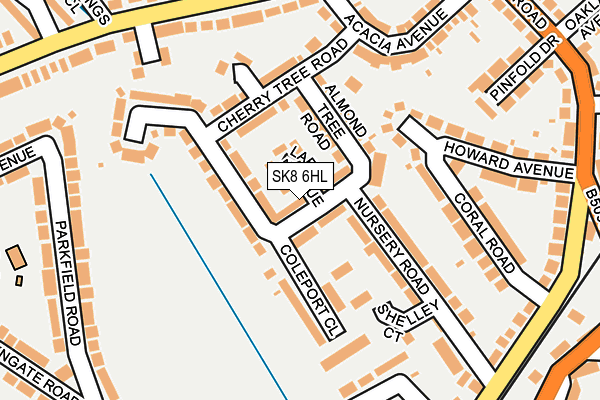 SK8 6HL map - OS OpenMap – Local (Ordnance Survey)