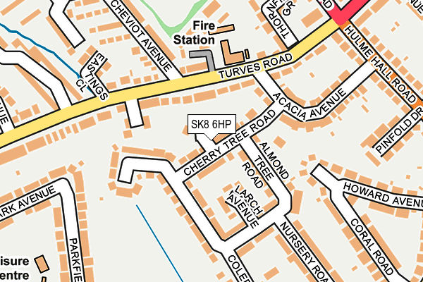 SK8 6HP map - OS OpenMap – Local (Ordnance Survey)