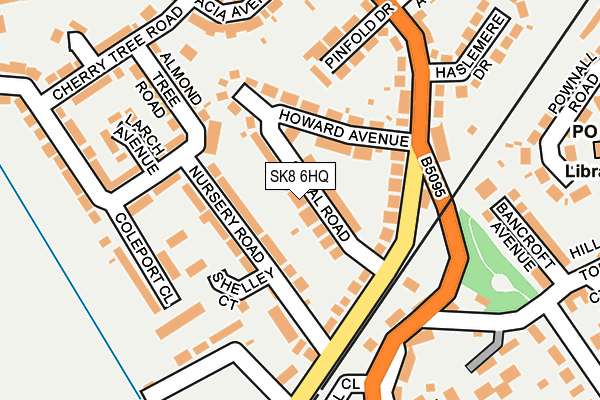 SK8 6HQ map - OS OpenMap – Local (Ordnance Survey)