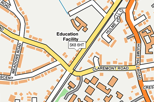SK8 6HT map - OS OpenMap – Local (Ordnance Survey)