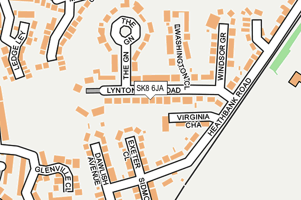 SK8 6JA map - OS OpenMap – Local (Ordnance Survey)
