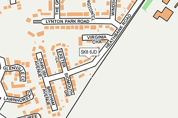 SK8 6JD map - OS OpenMap – Local (Ordnance Survey)