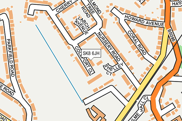 SK8 6JH map - OS OpenMap – Local (Ordnance Survey)