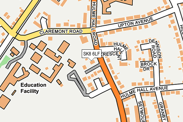 SK8 6LF map - OS OpenMap – Local (Ordnance Survey)