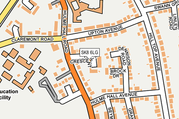SK8 6LG map - OS OpenMap – Local (Ordnance Survey)