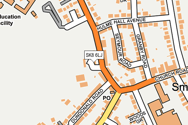 SK8 6LJ map - OS OpenMap – Local (Ordnance Survey)