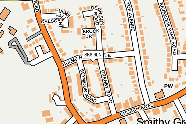 SK8 6LN map - OS OpenMap – Local (Ordnance Survey)