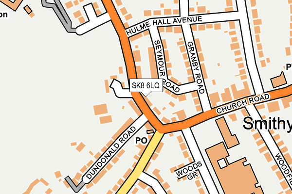 SK8 6LQ map - OS OpenMap – Local (Ordnance Survey)