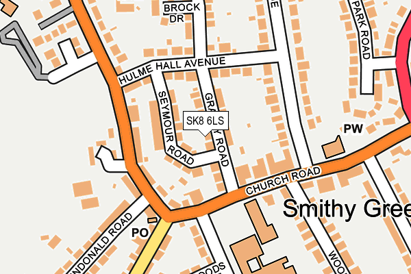 SK8 6LS map - OS OpenMap – Local (Ordnance Survey)