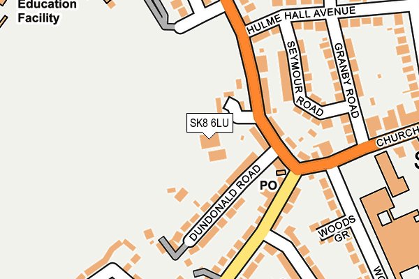 SK8 6LU map - OS OpenMap – Local (Ordnance Survey)