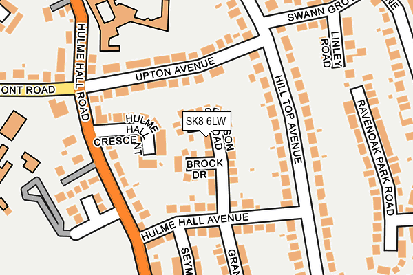 SK8 6LW map - OS OpenMap – Local (Ordnance Survey)