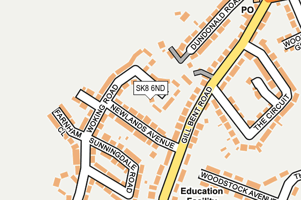 SK8 6ND map - OS OpenMap – Local (Ordnance Survey)