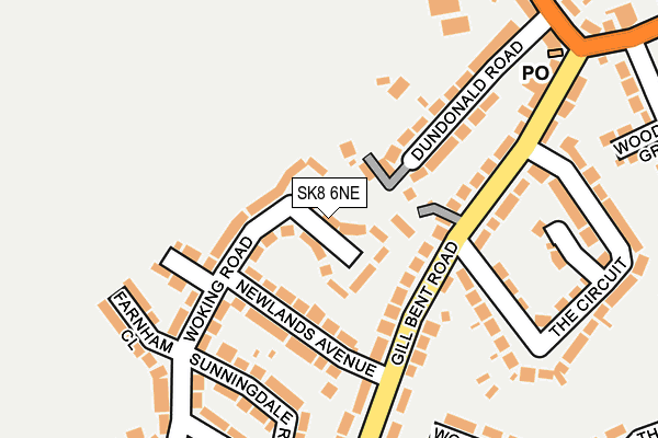 SK8 6NE map - OS OpenMap – Local (Ordnance Survey)