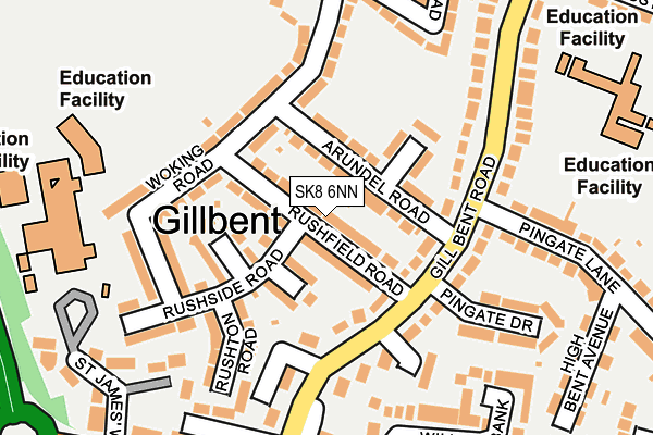 SK8 6NN map - OS OpenMap – Local (Ordnance Survey)