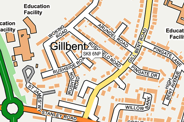 SK8 6NP map - OS OpenMap – Local (Ordnance Survey)