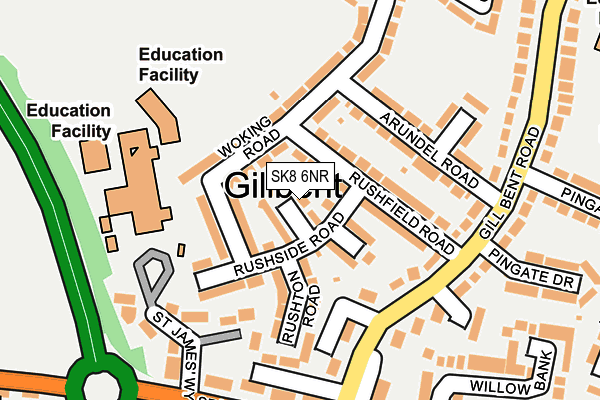 SK8 6NR map - OS OpenMap – Local (Ordnance Survey)