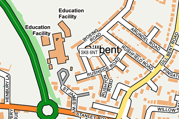 SK8 6NT map - OS OpenMap – Local (Ordnance Survey)