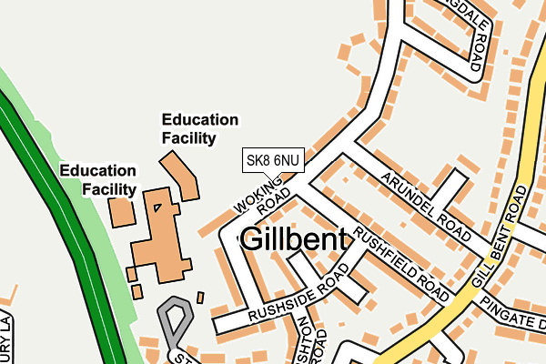 SK8 6NU map - OS OpenMap – Local (Ordnance Survey)