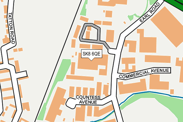 SK8 6QE map - OS OpenMap – Local (Ordnance Survey)