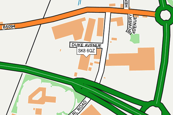 SK8 6QZ map - OS OpenMap – Local (Ordnance Survey)