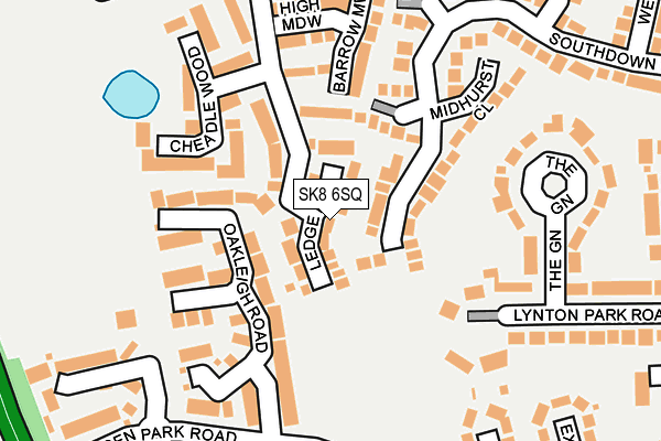 SK8 6SQ map - OS OpenMap – Local (Ordnance Survey)